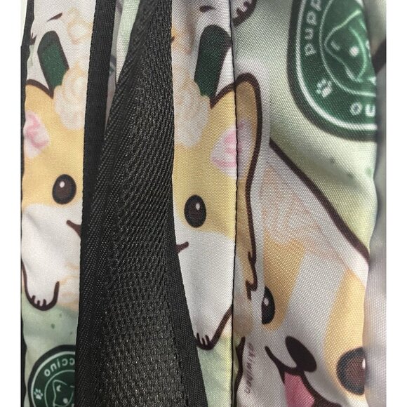 Puppuccino Bookbag Backpack Bag Coffee Light Padding Mesh Pockets - Picture 5 of 10